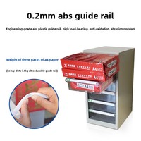 Lemari Arsip Kertas A4 Zhengdong Model A4S-236 Baru 45/90 Laci Pintu Penyimpan Dokumen Resi Organizer Logam