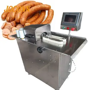 Fabrika fiyat alman sosis banger ciltleme makinesi/tavuk jambon sosis binder/yüksek kaliteli sığır sosis bağ teli makinesi