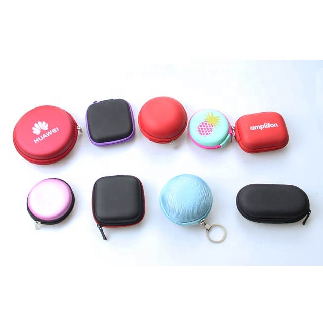 Customized Logo Portable Earphone Case Cute Gift, Electronic Gadgets Earbud Case Pouch