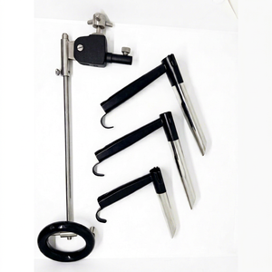 Ensemble de laryngoscopes auto-fixants avec système de support thoracique pour la laryngoscopie opératoire, instruments chirurgicaux ORL - Product Image 1