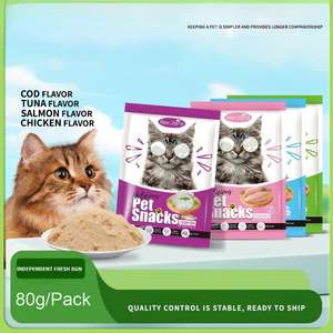 Approvisionnement en gros de sachets de nourriture humide pour chats de 80 g avec de la viande fraîche réelle - Product Image 2