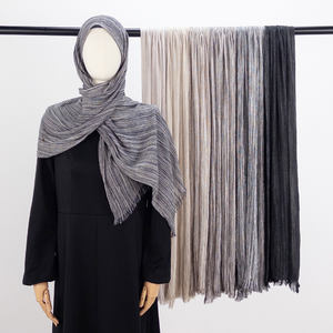 Pañuelos <span class=keywords><strong>de</strong></span> cabeza plisados <span class=keywords><strong>de</strong></span> voile islámico <span class=keywords><strong>de</strong></span> moda, nuevo diseño <span class=keywords><strong>de</strong></span> Ramadán 2026, dupattas <span class=keywords><strong>de</strong></span> rayón modal, pañuelo <span class=keywords><strong>de</strong></span> oración, chal arrugado marrón para mujer - Product Image 5