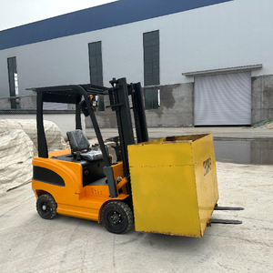 รถยกไฟฟ้าขนาดเล็ก 2 ตัน พร้อมแบตเตอรี่ลิเธียม  แบบยกได้  พร้อมที่หนีบ  ระบบขับเคลื่อน 4 ล้อ  ยางตัน - Product Image 6