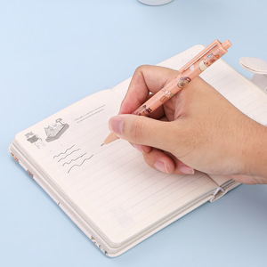 Mignon Capybara Rétractable Gel Étudiant Petit Prix Dessin Animé Papeterie Fournitures 0.5Mm Stylo À Bille Signature - Product Image 4