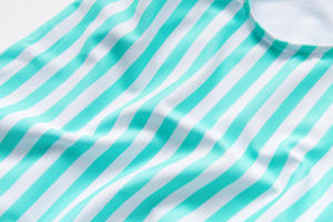 RTS 2025子供用ブルーストリップワンピース水着夏の幼児女の子屋外ビーチビキニジャンプスーツかわいいノースリーブ水着スリング - Product Image 6