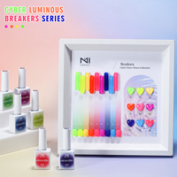 ZRKGEL OEM ODM Vernis Gel Néon Professionnel Sans HEMA Hautement Pigmenté Couvrance en une Seule Couche Longue Durée UV LED Soak Off