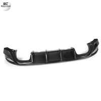 Diffuseur de pare-chocs arrière en fibre de carbone pour VW GOLF VII 7 MK7 GTI 2014 et plus