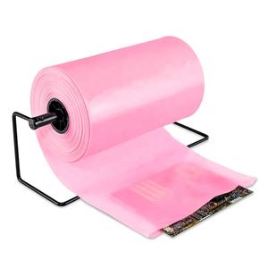 Aangepaste Heldere Zwart Blauw Roze 4mil 6mil Antistatische Poly Tubing Roll - Product Image 1