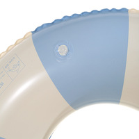 Bouée de natation gonflable pour enfant, modèle rayé ZX, couleur et tailles personnalisables (60-90 cm), en PVC durable, pour sports aquatiques en piscine, personnalisable.