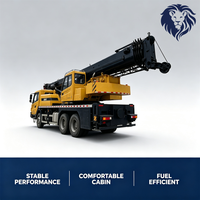 Grue mobile sur camion Sany de fabrication chinoise avec flèche hydraulique droite pour projets de levage lourd