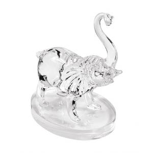 Figurine et jouet de Noël en verre en forme d'éléphant, déballé - Product Image 1