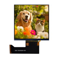 Layar LCD IPS TFT Persegi 3,95 Inci Resolusi 480x480 IC Driver ST7701S Antarmuka MIPI 2-Lane Sentuh Kapasitif Opsional