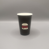Gobelets jetables à paroi simple pour boissons froides, café, thé, eau, en papier avec couvercle, impression de logo personnalisée, 12 oz, 16 oz, 22 oz, 30 oz
