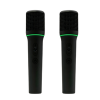 Microphone karaoké sans fil personnalisé 2,4 GHz avec Bluetooth 6.0 et batterie rechargeable Type-C pour enceinte
