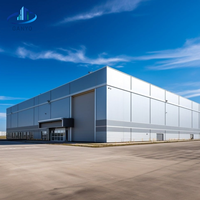 Bâtiment d'usine industrielle préfabriqué en structure d'acier, atelier commercial, fournisseur en gros sur mesure