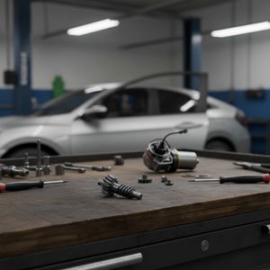 Engrenage de réparation de moteur de rétroviseur latéral en acier et métal pour Honda Civic - Product Image 3