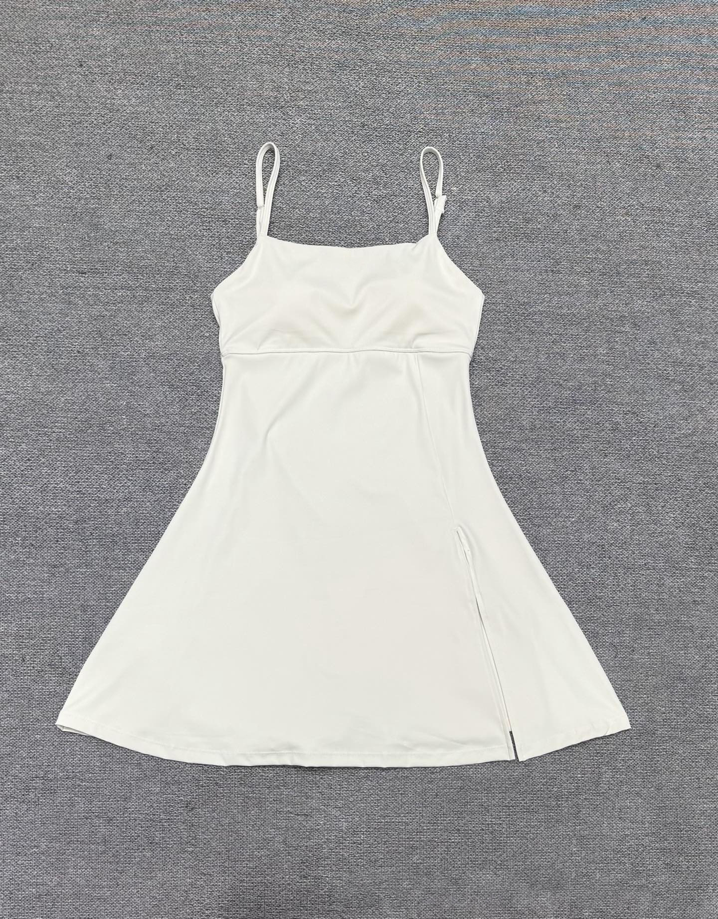 Hot Sale American-Style Moisture Wicking Slimming Camisole Dress Women Solid-Color Versatile Sports-Style Yoga Tank Dress