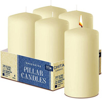 Bougie Pilier Haute en Paraffine Non Parfumée Écologique Grande Taille Longue Durée (7 Jours) pour Noël, Halloween et Décoration Intérieure – Vente en Gros