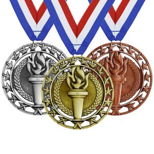 Médaille d'échecs mvp Trophées Christian Meilleur Cricket Conquérant brésilien Stock Rubans de sport Judo Powerlifting Graduation League Win - Product Image 3