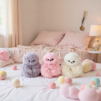 Nouvelle Peluche Hibou Chanteur Kawaii avec Tête Rotative, Jouet Sac à Main Électrique, Compagnon de Compagnie, Poupée Robot Pelucheuse Mirumi