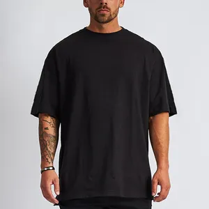 Drop Shoulder T-shirts New Design Luxury Quality Cotton Loose Fit Little Drop Shoulder Brand Blank Oversized Men T Shirt