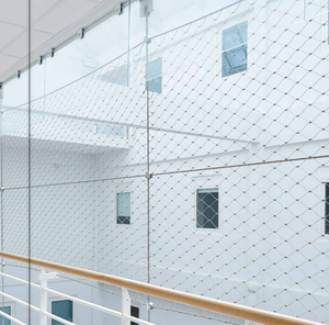 Filet <span class=keywords><strong>de</strong></span> protection flexible en acier inoxydable, filet <span class=keywords><strong>de</strong></span> <span class=keywords><strong>sécurité</strong></span> pour balcon et <span class=keywords><strong>escalier</strong></span>, maille antivol flexible en câble - Product Image 2