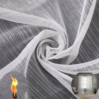 Personnalisé Meilleure Vente Classique Sheer Rideau Tissu Voile Jacquard Tricoté Textile À La Maison Tissu pour Hôtel Maison Rideau