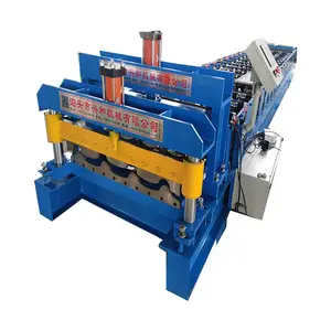 Glazed Tile Roll forming machine metal roofing steel tile making machine for building material machinery