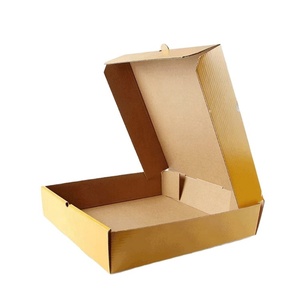 Boîte à pizza en carton ondulé noir de 10, 12, 13, 14, 16, 24 pouces, prix de gros, personnalisable avec logo - Product Image 5