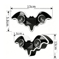 Nouvelle Lampe LED Solaire Sans Fil 12V 5W pour Vitre de Voiture, Lampe d'Ambiance Aura pour Baignoire avec Capteur de Vibration, Garantie 1 An
