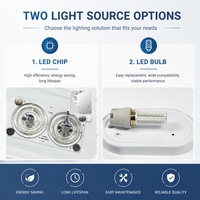 Luminaire ovale antidéflagrant E27 LED personnalisable ATEX, résistant à l'humidité, pour stations pétrolières et gazières