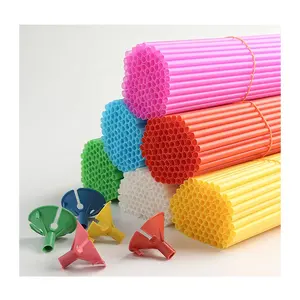 Biodegradable Latex Hand Colorful White Balloon Sticks And Cups Handheld Plastic Ballon Sticks And Holders For Balloon