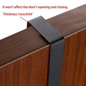 Tùy Chỉnh Kích Thước Giáng Sinh Vòng Hoa Trang Trí Sắt Áo Giá Đen Móc Áo Trong Cửa Móc - Product Image 4