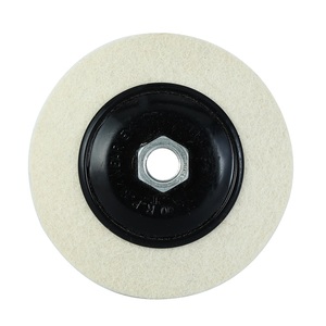 Disque <span class=keywords><strong>de</strong></span> tissu en <span class=keywords><strong>laine</strong></span> compressée polissage tampon <span class=keywords><strong>de</strong></span> roue en feutre avec filetage M14 parfait pour le nettoyage des projets <span class=keywords><strong>de</strong></span> ponçage <span class=keywords><strong>de</strong></span> polissage - Product Image 4