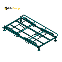 Lager tragbare Hoch leistungs stapler Transport Metall stapelbar faltbar Industrie reifen Rack mit Seitens tange