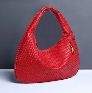 กระเป๋าหนังลายเรขาคณิต กระเป๋าถือแบบทอ ซิปปิดผนึก กระเป๋าโท้ทโพลีเอสเตอร์ขายส่ง - Product Image 1