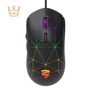 Neues Modell niedliche Maus mehrfarbig Industriemaus Gamerspieler-SchlüsselCEO Gaming-Maus individuelles Muster