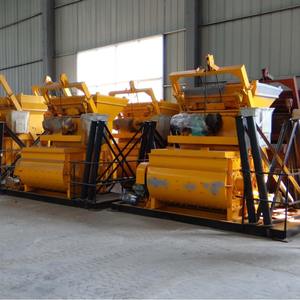 Mezcladora de Hormigón Comercial Personalizable JS500, Mezcladora Forzada para Construcción, Máquina de Ladrillos de Mortero Biaxial - Product Image 2
