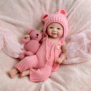 OEM 17-Zoll Floppy Vollsilikon-Babypuppe Vivienne mit Offenem Mund für Mädchen Emotionale Therapie Geschenk Markt - Product Image 1