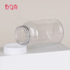 ขวดใส่วิตามินพร้อมฝาเกลียวสีขาวอาหารเสริมพลาสติกเกรดอาหาร500มล. สำหรับสัตว์เลี้ยงปรับแต่งได้ - Product Image 2