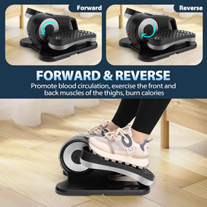 Máquina Elíptica Eléctrica Debajo del Escritorio Más Vendida, Mini Entrenador Elíptico para Ejercicio <span class=keywords><strong>con</strong></span> Correas para los Pies que Evitan que los Pies se Deslicen - Product Image 6