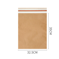 Personnalisé A3 A4 A5 Rembourré Affranchissement Enveloppe carrée Eau Kraft Facture Papier Sacs d'Expédition Emballage