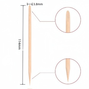 Palitos de Madera Desechables de Doble Punta para Decoración de Uñas, 100 Piezas, Herramientas Multifuncionales para Manicura, para Uso en Salón - Product Image 3