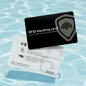 Защитная карта-блокиратор NFC <span class=keywords><strong>RFID</strong></span> от кражи, бесконтактная, из ПВХ, водонепроницаемая, для кредитных карт, для бизнеса, для оплаты - Product Image 5