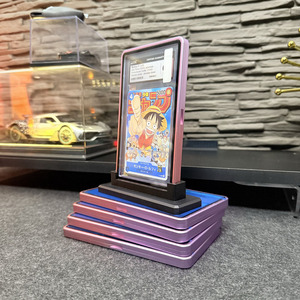 Tarjetero <span class=keywords><strong>de</strong></span> Metal duradero con protección UV y Marco magnético para losas PSA BGS CGC para tarjetas TCG MTG Pokémon - Product Image 5