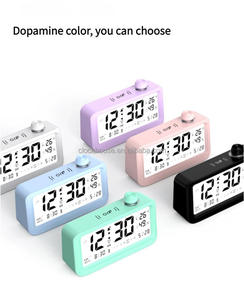 סוללה אורפולות להציג סטודנט להעיר שעון אלקטרוני לבן תאורה אחורית לוח שנה נצחי בחדות גבוהה - Product Image 6