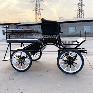 Carro de entrenamiento ecuestre popular para turismo, para maratones de caballos, con tracción de poni - Product Image 5