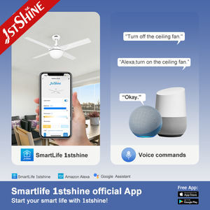 Ventilateur de plafond 1stshine Ventilateur de plafond durable à lames de fer de <span class=keywords><strong>48</strong></span> pouces avec lumières LED Télécommande - Product Image 6