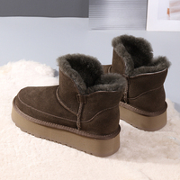 Bottes d'hiver à semelle épaisse pour femme, vente en gros
