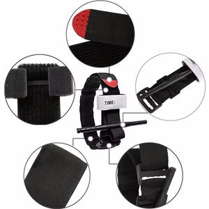 <span class=keywords><strong>Torniquete</strong></span> Táctico de Operación con una Sola Mano, Vendaje Hemostático con Etiqueta de Registro de Tiempo para Emergencias y Rescate al Aire Libre - Product Image 3